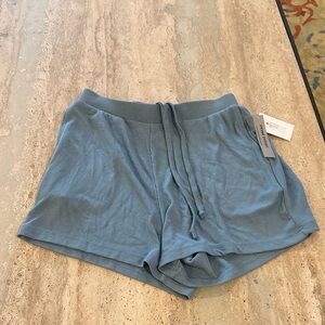 Sweet Romeo women Ribbed Shorts lounge sleep shorts small NWT